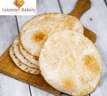 JJ Leicester Bakery 6″ Round Pitta Breads (Frozen)