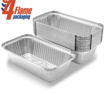 4Flame No. 6A Foil Containers 7″x4″x2″ 1×500