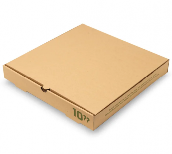 10″ Brown Pizza Box 1×100