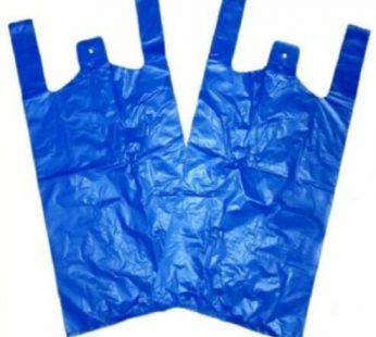 Vest Carrier Bag Blue Jumbo (2000) BB 12″x19″x24″