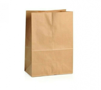 Brown Takeaway Bag SOS Large R12