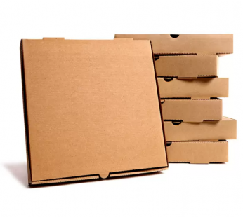 15″ Printed Brown Pizza Boxes