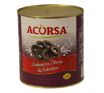 Black Olives Sliced ACORSA 1x3kg